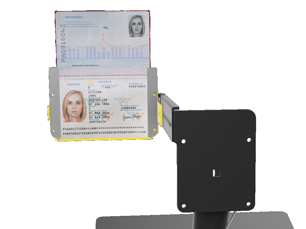 Scanner bracket detail